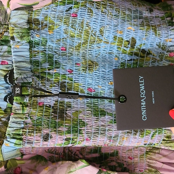 🌴🌺CYNTHIA ROWLEY - Alice Smocked Dress - Picture 9 of 9